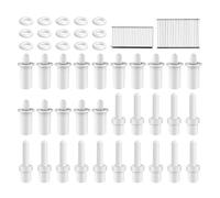 125 PCS Shutter Repair Kit - Plantation Shutter Pins Replacement Parts - Spring-Loaded Louvers Repair Accessories for Window Blinds (Mixed Sizes)