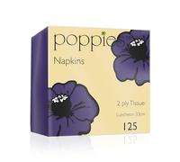 125 Purple Paper Napkins 33cm 2 Ply for Birthdays Parties Events Restaurants (125)