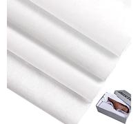 125 Sheets White Tissue Paper Large Sheets,20 x 30 inches/50 x76 cm MG Acid Free Art Paper for Arts & Craft, Decoupage, Packing, Moving,Packaging Material for Clothes,Shoes & Storing Fragile Items