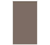 vidaXL Roller Blind Blackout Coffee 125x210 cm Fabric Width 121.6 cm Polyester