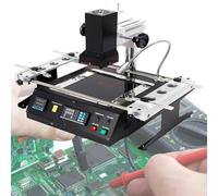 1250 W Soldering Rework Station,Height Adjustable,LED Digital Display Hot Air Infrared Welding Machine,for Workplace Welding