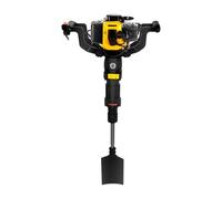 1250W 2-Stroke Portable Garden Tree Digger Standing Heavy Duty Jack Hammer Concrete Breaker Shovel Tree Digging Machine Single Cylinder Air-Cooled, with Filter & Steel Collet, 6500r/min,52cc
