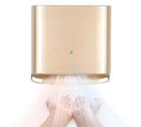 1250W Super Powerful Hand Dryer, 10s High Speed to Dry Hand Dryer, No-Drill Installation, Wall-Mounted Quiet Bathroom Dryers, Automatic Induction Hand Dryer, Hot & Cold Switch