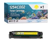 1254C002 1249C002 1248C002 1247C002 Toner Cartridge Compatible for Canon i-SENSYS LBP653Cdw i-SENSYS LBP654Cx i-SENSYS Printers (1 Pack Yellow)