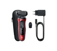 1257043 Braun Shaver 61 R1000S SERIES 6 Senso Flex Red And Black