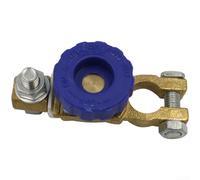 125A Continuous for battery Disconnect for Switch Blue Green(A Blue) | Pure copper construction, 125A continuous load, prevents for battery drain, fits 15-17mm posts, blue/green knob