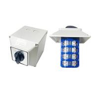125A LW26-125/4M With Box IP65 Three-phase Four Wire Two-way Dual Power Supply Motor Rotary Cam Switch 1Pcs(102)