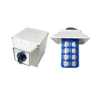 125A LW26-125/4M with Waterproof Box IP65 Three-Phase Four Wire Two-Way Dual Power Supply Motor Rotary Cam Switch(01)