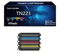 125A Toner Cartridge Replacement for HP 125A CB540A CB541A CB542A CB543A Compatible with HP Color laserJet CP1213 CP1214 CP1215 CP1216 CP1517ni CP1519ni Printer,4 Color-4 Pcs
