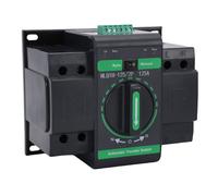 125A Two in One Dual Power Automatic Transfer Switch, Two in One Output Switch, Automatic and Manual Switching Modes, PC Grade Isolation Type