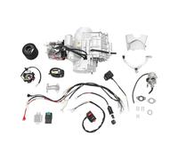 125CC 4-Stroke Engine Motor Horizontal Engine ATV Quad Engine Motor Complete Kit Semi-auto Single Cylinder Air-Cooling Motor w/Reverse Electric Starter for ATV Go Kart