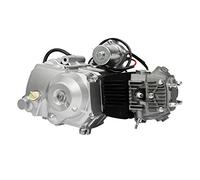 125CC 5.5KW 3-Speeds 4-Stroke Engine Motor Kit Single-Cylinder Air Cooling Engine Semi Auto with Reverse & Air Filter For ATV Quad Bike Go Kart, CDI Ignition