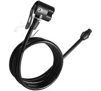 125cm Long Bike Pump Hose for High Pressure Use | Freeze resistant rubber, stays flexible in cold, 125cm length, fits for presta for french valves, prevents air leaks
