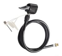 125cm Long Bike Pump Hose for High Pressure Use | Freeze resistant rubber, stays flexible in cold, 125cm length, fits for presta for french valves, prevents air leaks