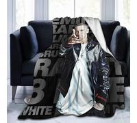 (125CM X 100CM) Flannel Plush Custom Reversible Cozy Throw Blanket,American Rapper EMI-Ne-M Blankets for Better Sleep,Warm Air Conditioning Blanket