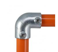 125D 90 Elbow Key Clamp Fittings for Standard 48.3mm Tube | Heavy Duty Galvanized Iron Handrail, Railing & Scaffold Tube Clamps