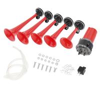 125db 12V 5 DIXIE Trumpet Musical Car Air Horn Dukes of Hazzard General Lee with Compressor for Auto Truck Boat Bus