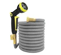 125FT Expandable High-Pressure Hose Multifunctional Spray Gun US3/4 Connector Garden Watering Tool(3/4''_50FT)