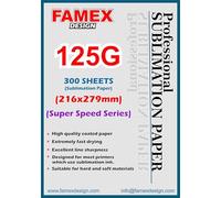 125g A4 100-200-300 Premium Quality A4 Sublimation Paper for Mug Transfer and sub Heat Press (300)