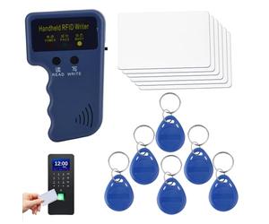 125KHz Reader Writer Duplicator Copier, EM4100, Card Copier Reader Writer Duplicator, Smart Card Copiers For Mulit Frequency Read And Writers SmartCard Programming Cards, 6Pcs Writable Cards