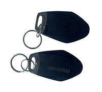 125KHZ RFID Tag Metal Style Black Keyfob for Door Access Control System (5)
