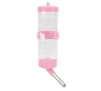 125ML Small Animal Bottle for Hamster Guinea Bunny - Hanging Automatic Fountain with Glass Mount, Compatible with Lixit Base