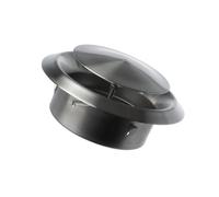 Ø 125mm / 5'' Adjustable Diffuser - Universal Air Supply/Exhaust Valve - Ventilation Ducting Cover - Metal - Stainless Steel