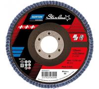 125mm 5" Flap Discs NORTON Starline Zirconia Alumina Sanding DISC Grit 80 Angle Grinder Pack of 10