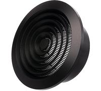 Ø 125mm / 5 inch Anthracite Round Plastic Ventilation Grille - Air Vent Cover with Insect Mesh