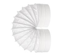 125mm / 5 Inch Flexible Duct Connector - Round PVC Ducting - Ventilation Pipe, Hose, Tube