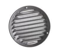 Ø 125mm / 5" inch Galvanised Round Metal Air Vent Grille Cover with Insect Mesh - Ventilation Cover