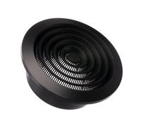 Ø 125mm / 5 inch Round Air Vent Cover - Ceiling Ventilation Grille with Insect Screen - ABS Plastic Anthracite
