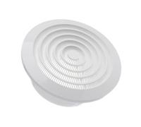 Ø 125mm / 5 inch Round Air Vent Cover - Ceiling Ventilation Grille with Insect Screen - ABS Plastic White