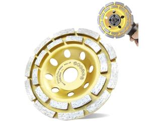 125mm 5 Inch x 22.2mm Diamond Cup Wheel for Concrete, Stone, and Masonry - Heavy Duty Grinding Wheel for Angle Grinder - Professional Grade Diamond Grinding Disc for Construction and Renovation