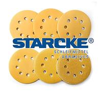 125MM 5" P40 Starcke sanding discs, 8 hole, hook and loop, pack of 50