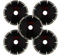 125mm (5”) x 6.4mm Diamond Mortar Raking Disc Pointing Disc Blade Masonry 5pk