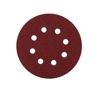 125mm Buffing Discs Red Sanding Discs 8 Hole Grit Sand Papers 125mm Buffing Discs (80#)