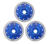 125mm Diamond Cutting Discs for Angle Grinder - Pack of 3 - Fast, Clean Cut on Porcelain, Concrete, Tiles, Stones, Marble and Ceramics