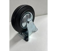 125mm Fixed Plate Fixing Heavy Duty Wheel Rubber Coster X1 Free Postage