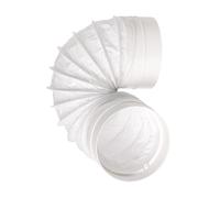 125mm / 5 Inch Flexible Duct Connector - Round PVC Ducting - Ventilation Pipe, Hose, Tube
