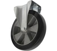 125mm Heavy Duty Fixed Castor Wheel With Aluminium Core And 50mm Tread For Optimal Performance