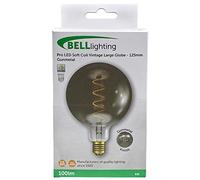 Bell Lighting 4W LED Vintage Soft Coil 125mm Globe Dimmable ES Gunmetal 1800K - BL60029