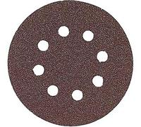 125mm P80 8 Hole Flexovit Hook & Loop Abrasive Sanding Discs. Wood, Metal, Paint, Filler. Per 6 Discs