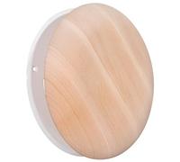 125mm Resin Free Black Alder Wood Diffuser - 5 inch Sauna Vent Cover for Wall and Ceiling - Adjustable Supply Exhaust Air Valve - Wooden Round Ventilation Covers