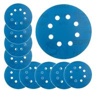 125mm Sanding Discs Wet and Dry 8 Hole Orbital Sandpaper Hook and Loop Vecro Pads 40-3000 (2000 Grit)