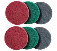 125mm Scouring Pads Nylon Polishing Buffing Abrasive Cloth 6 Pack