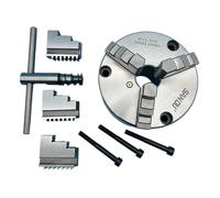 125mm Scroll Chuck Front Mount 3 Hole 3 Jaw Lathe Chuck K11-125 Self-Centering Type Manual Lathe Chuck