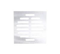 125mm Square Shower Drain Cover, Anti-Clogging Stainless Steel Floor Strainer, Universal Waste Trap Protector for Bathroom