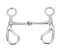 125mm Stainless Steel O - Ring Loose Mouth Snaffle Bit, Anti - Biting for English Tack & Gaited Horses