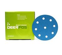 125mm Wet and Dry Sanding Discs for FESTOOL Rotex Pads Film Sandpaper 9 Hole Pack of 50 P100